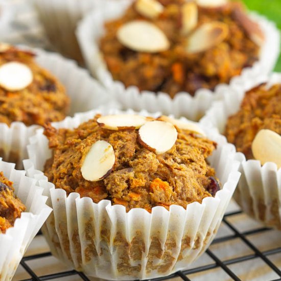 Pumpkin Morning Glory Muffins