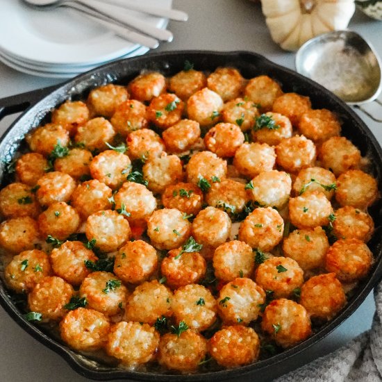 Thanksgiving Tater Tot Bake