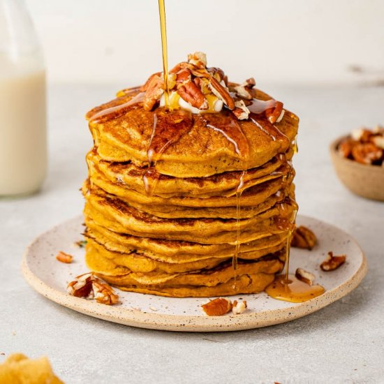 Fluffy Pumpkin Pancakes