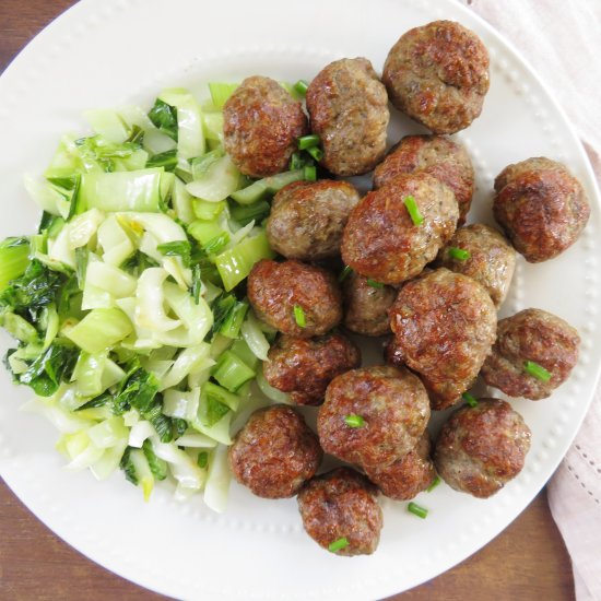 Baked Lamb Meatballs