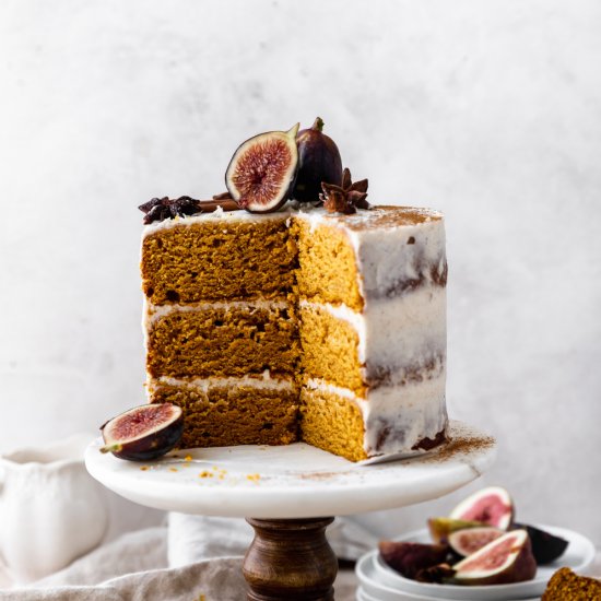 Pumpkin Chai Layer Cake