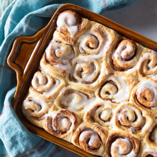 Tangzhong Cinnamon Rolls