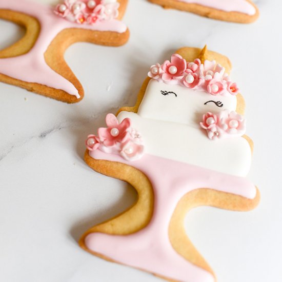 Unicorn Cake Sugar Cookies