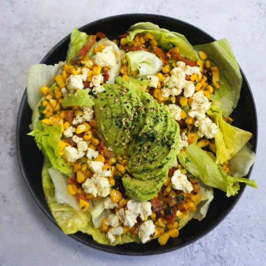 corn bacon avocado salad