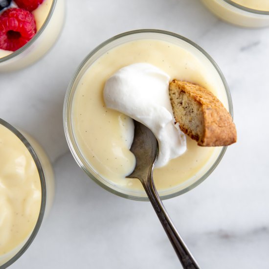 Homemade Vanilla Pudding (GF)