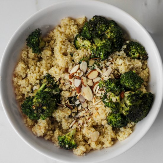 Roasted Broccoli Quinoa Salad