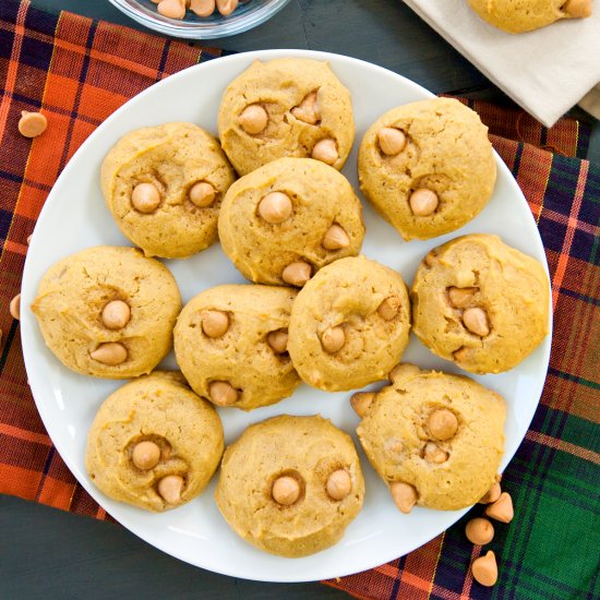 Pumpkin Butterscotch Cookies