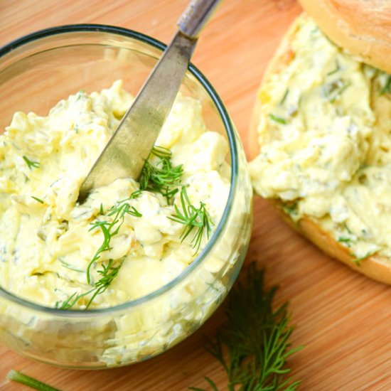 Dill Pickle Bagel Spread