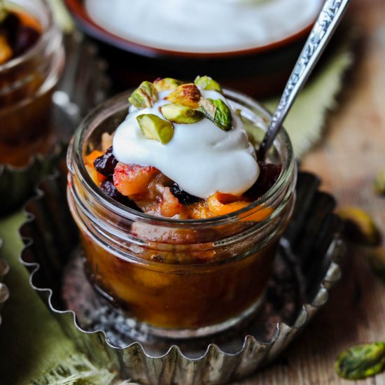 Dried Fruit Compote with Clementine