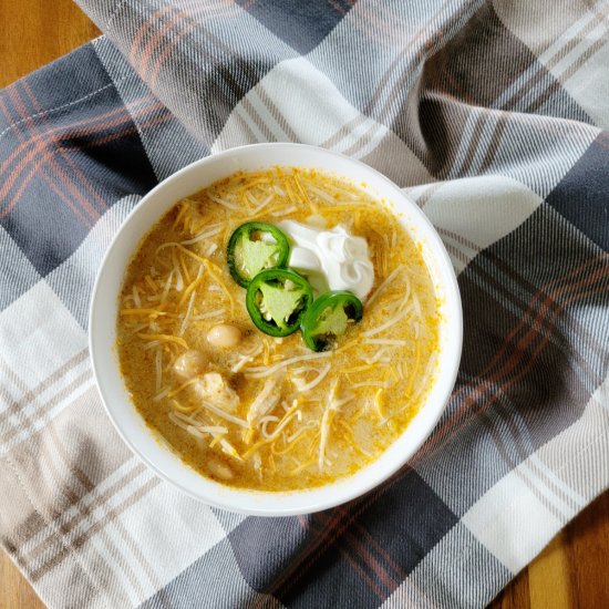 Instant Pot White Chicken Chili