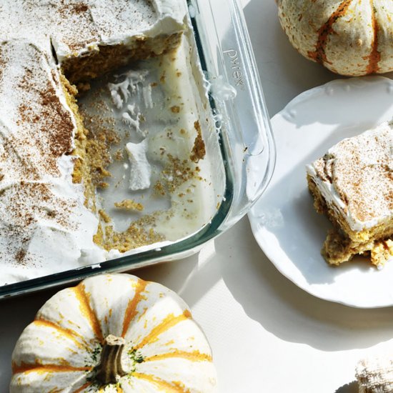 Pumpkin Spice Tres Leches Cake