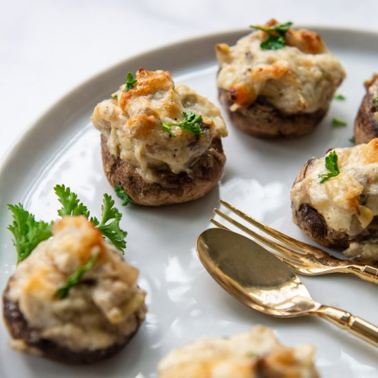 Gluten-Free Stuffed Mushrooms