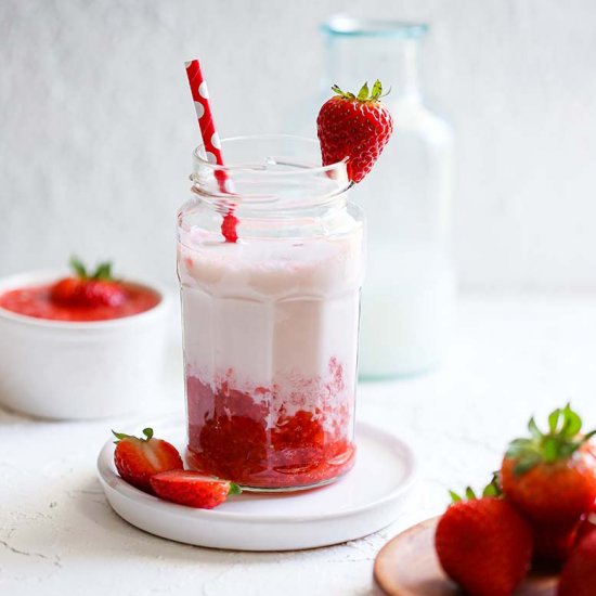 Korean Strawberry Milk Recipe