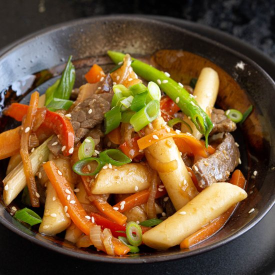 Korean Gungjung Tteokbokki