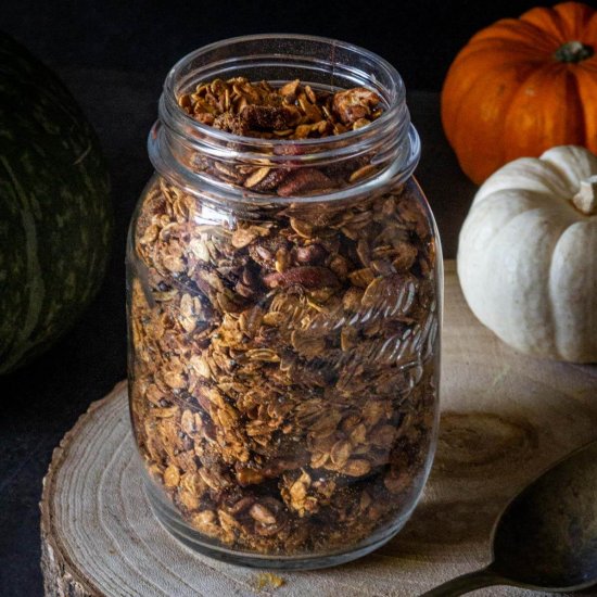 Pumpkin Maple Granola Recipe