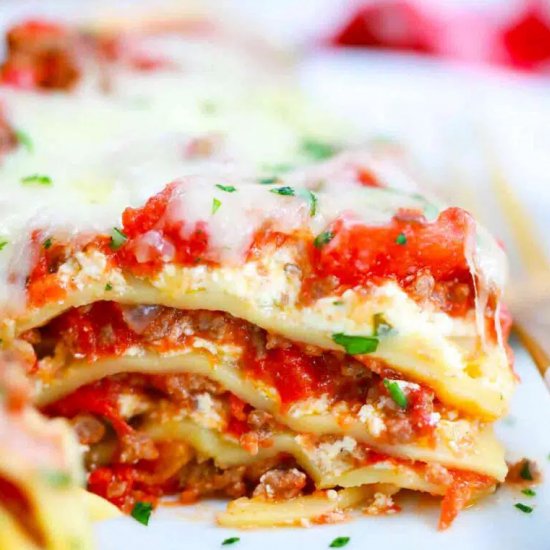 Slow Cooker Lasagna