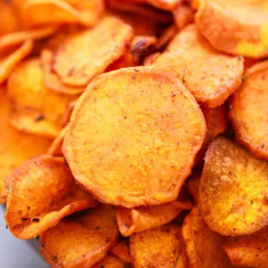 Air Fryer Sweet Potato Chips