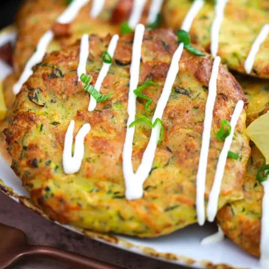 Air Fryer Zucchini Fritters