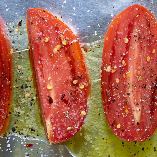 Simple Oven Roasted Tomatoes