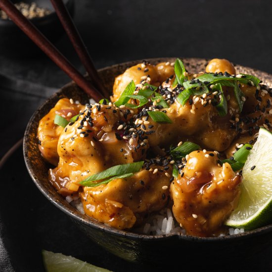 Sesame Ginger Cauliflower