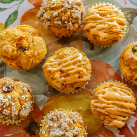 Cake Mix Pumpkin Muffins