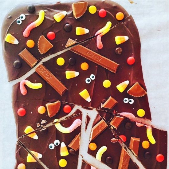 Halloween Candy Bark