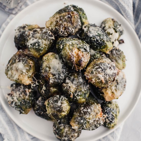 Parmesan Smashed Brussels Sprouts