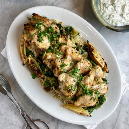 Sheet-Pan Lemon Chicken