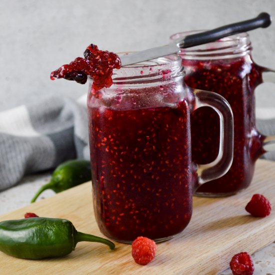 Raspberry Jalapeno Jam