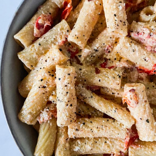 Baked Goat Cheese Pasta