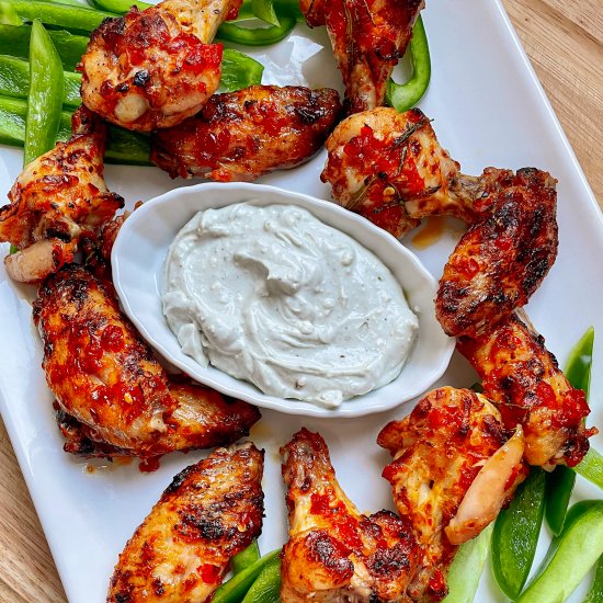 Calabrian Chili Chicken Wings