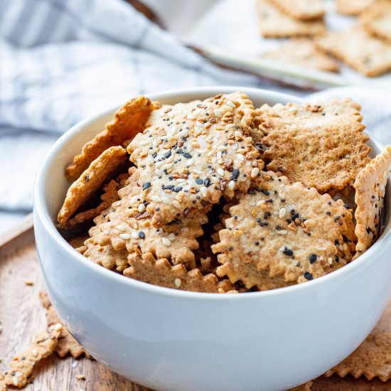 Sourdough Discard Crackers