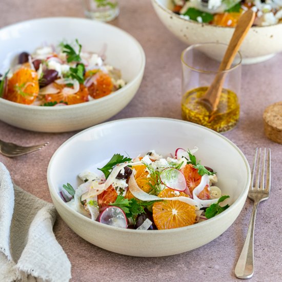 fennel & orange salad with fennel