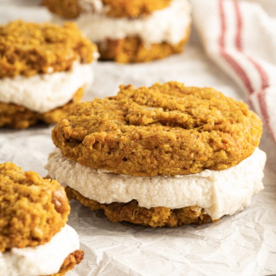 Vegan Carrot Cake Cookies