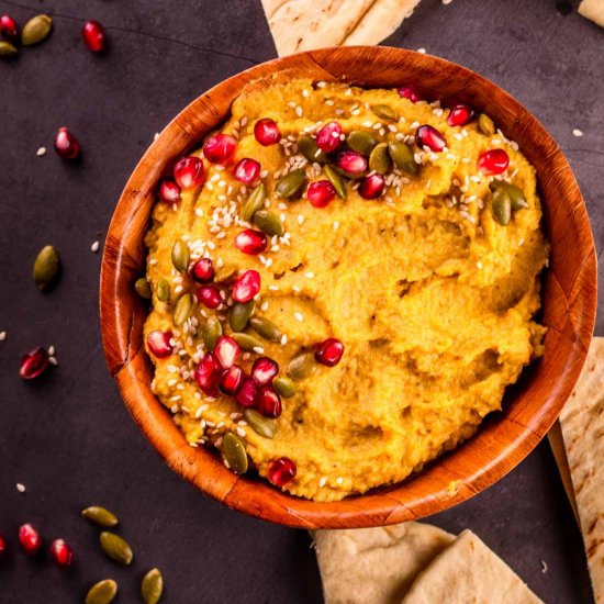 Roasted Fresh Pumpkin Hummus