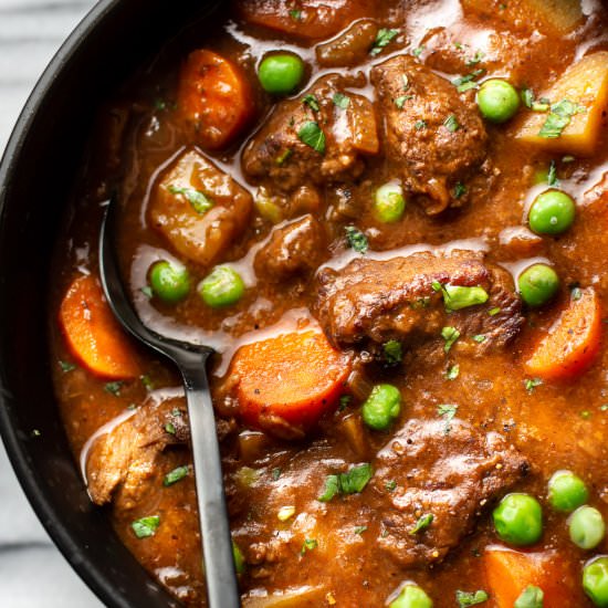 homemade beef stew