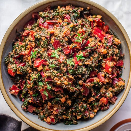 Walnut Sautéed Swiss Chard