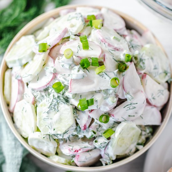 Creamy Cucumber Salad