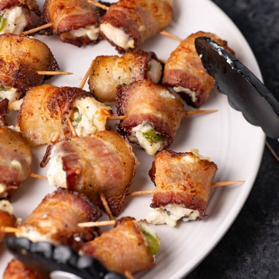 Bacon Wrapped Chicken Bites