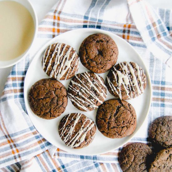 Chocolate Maple Sea Salt Cookies