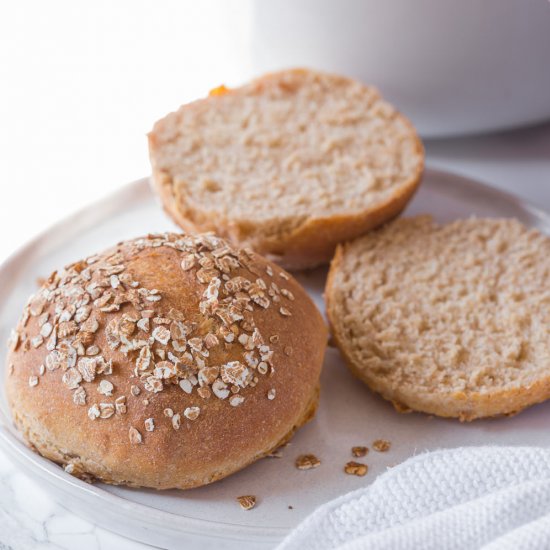 Einfache Dinkelbrötchen mit Hefe