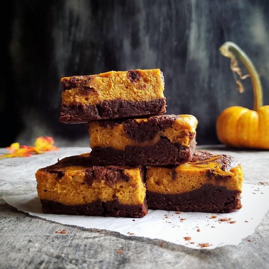 Small Batch Pumpkin Brownies