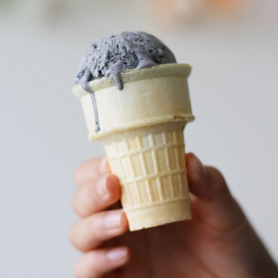 Black Sesame Ice Cream