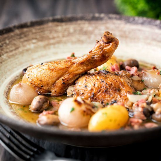 Coq Au Vin Blanc