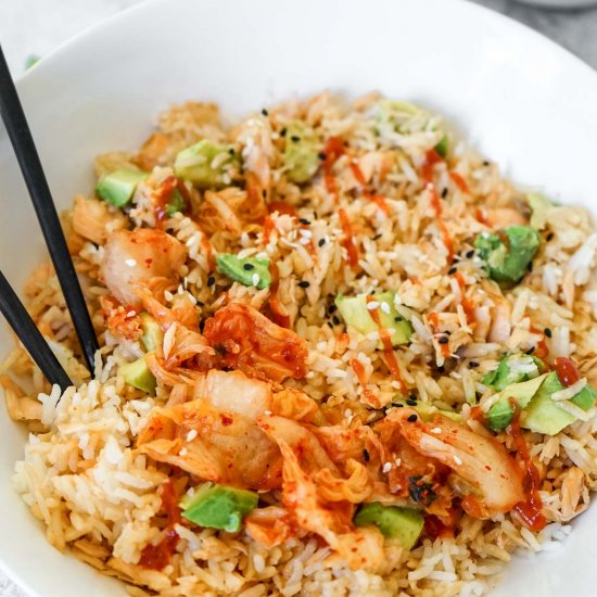 Viral TikTok Salmon and Rice Bowl