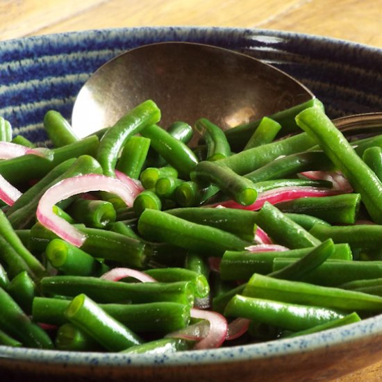 Green Bean Salad with Pickled Onions