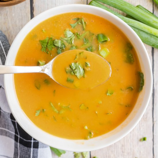 Thai Style Sweet Potato Soup