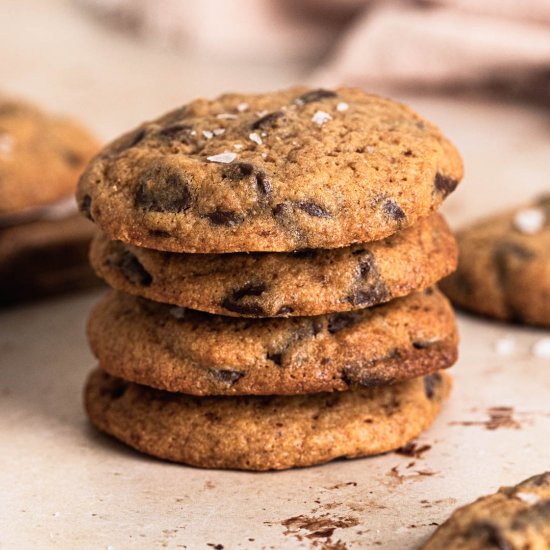 Spelt Chocolate Chip Cookies