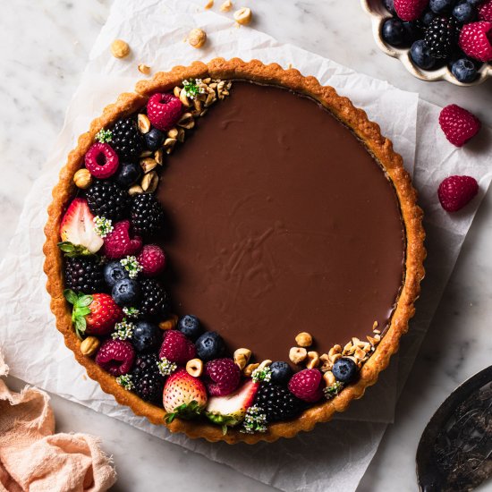 Chocolate Vegan Tart