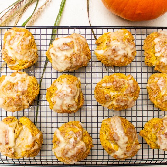 Pumpkin Scones (rustic-style)